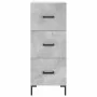 Aparador de madera contrachapada gris hormigón 34,5x34x180 cm by , Sideboards - Ref: Foro24-3198853, Price: 109,72 €, Discoun...