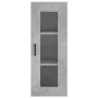 Aparador de madera contrachapada gris hormigón 34,5x34x180 cm by , Sideboards - Ref: Foro24-3199237, Price: 116,99 €, Discoun...