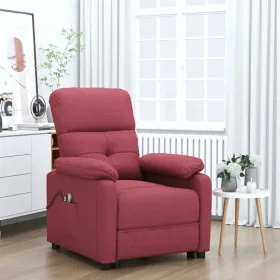 Sillón de masaje eléctrico tela rojo tinto de , Sillones de masaje eléctricos - Ref: Foro24-3073815, Precio: 220,63 €, Descue...