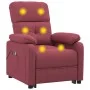 Sillón de masaje eléctrico tela rojo tinto de , Sillones de masaje eléctricos - Ref: Foro24-3073815, Precio: 220,63 €, Descue...