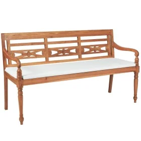 Banco Batavia con cojines 150 cm madera teca von , Gartenbänke - Ref: Foro24-43058, Preis: 302,40 €, Rabatt: %