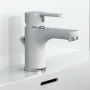 EISL Grifo monomando de lavabo DIZIANI cromado blanco de , Grifos - Ref: Foro24-446482, Precio: 76,07 €, Descuento: %