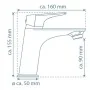 SCHÜTTE Grifo monomando de lavabo BOSTON cromado by , Faucets - Ref: Foro24-446551, Price: 90,13 €, Discount: %