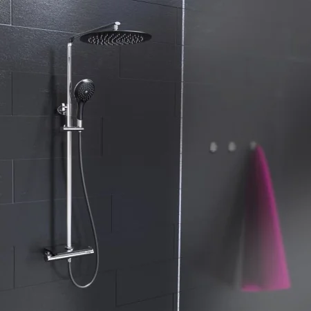 EISL Ducha con grifo monomando y termostato GRANDE VITA negro cromado by , shower heads - Ref: Foro24-446477, Price: 173,32 €...