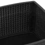 Mesa de jardín plástico gris 53x53x40 cm de , Mesas de jardín - Ref: Foro24-315857, Precio: 93,99 €, Descuento: %