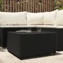 Mesa de centro jardín cuadrada ratán sintético negro 50x50x30cm de , Mesas de jardín - Ref: Foro24-319857, Precio: 63,09 €, D...