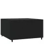 Mesa de centro jardín cuadrada ratán sintético negro 50x50x30cm de , Mesas de jardín - Ref: Foro24-319857, Precio: 63,09 €, D...
