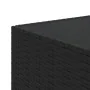 Mesa de centro jardín cuadrada ratán sintético negro 50x50x30cm de , Mesas de jardín - Ref: Foro24-319857, Precio: 63,09 €, D...