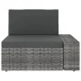 Juego muebles de jardín 9 pzas y cojines ratán sintético gris by , Garden sets - Ref: Foro24-3067176, Price: 875,66 €, Discou...