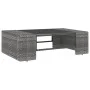 Juego muebles de jardín 9 pzas y cojines ratán sintético gris by , Garden sets - Ref: Foro24-3067176, Price: 875,66 €, Discou...