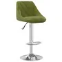 Taburete de cocina de terciopelo verde claro de , Taburetes de cocina - Ref: Foro24-335296, Precio: 77,08 €, Descuento: %