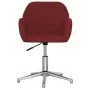 Silla de oficina giratoria tela rojo tinto de , Sillas de oficina - Ref: Foro24-344715, Precio: 79,41 €, Descuento: %