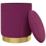 Taburete redondo con almacenaje terciopelo morado by , Folding stools and chairs - Ref: Foro24-340288, Price: 49,44 €, Discou...