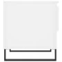 Mesa de centro madera de ingeniería blanco brillo 50x46x50 cm by , Coffee table - Ref: Foro24-830928, Price: 43,72 €, Discoun...
