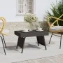 Mesa auxiliar plegable ratán sintético negro 60x40x38 cm de , Mesas auxiliares - Ref: Foro24-319408, Precio: 49,44 €, Descuen...