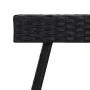 Mesa auxiliar plegable ratán sintético negro 60x40x38 cm de , Mesas auxiliares - Ref: Foro24-319408, Precio: 49,44 €, Descuen...