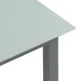 Mesa de jardín de aluminio y vidrio gris claro 150x90x74 cm de , Mesas de jardín - Ref: Foro24-312204, Precio: 178,18 €, Desc...