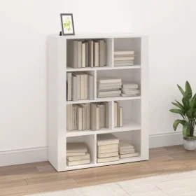 Aparador de madera contrachapada blanco 80x30x106 cm by , Sideboards - Ref: Foro24-819492, Price: 83,64 €, Discount: %