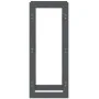 Estante para leña madera maciza de pino gris 41x25x100 cm de , Accesorios para bolsas y soportes de leña - Ref: Foro24-822409...