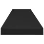 Estantes flotantes de pared 4 uds MDF negro 120x23,5x3,8cm de , Estantes y estanterías - Ref: Foro24-323843, Precio: 116,41 €...