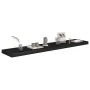 Estantes flotantes de pared 4 uds MDF negro 120x23,5x3,8cm de , Estantes y estanterías - Ref: Foro24-323843, Precio: 116,41 €...