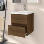 Mueble de lavabo madera de ingeniería marrón roble 41x38,5x45cm de , Muebles de baño - Ref: Foro24-815647, Precio: 45,73 €, D...