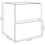 Mueble de lavabo madera de ingeniería marrón roble 41x38,5x45cm de , Muebles de baño - Ref: Foro24-815647, Precio: 45,73 €, D...