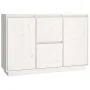 Aparador madera maciza de pino blanco 111x34x75 cm de , Aparadores - Ref: Foro24-814310, Precio: 131,38 €, Descuento: %