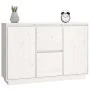 Aparador madera maciza de pino blanco 111x34x75 cm de , Aparadores - Ref: Foro24-814310, Precio: 131,38 €, Descuento: %