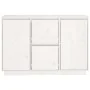Aparador madera maciza de pino blanco 111x34x75 cm de , Aparadores - Ref: Foro24-814310, Precio: 131,38 €, Descuento: %