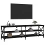 Mueble de TV madera contrachapada negro 160x40x50 cm de , Muebles TV - Ref: Foro24-826729, Precio: 82,74 €, Descuento: %
