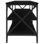 Mueble de TV madera contrachapada negro 160x40x50 cm de , Muebles TV - Ref: Foro24-826729, Precio: 82,74 €, Descuento: %