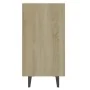 Aparador de madera contrachapada blanco y roble 103,5x35x70 cm de , Aparadores - Ref: Foro24-806045, Precio: 77,45 €, Descuen...