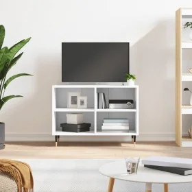 Mueble de TV madera de ingeniería blanco 69,5x30x50 cm de , Muebles TV - Ref: Foro24-826956, Precio: 45,40 €, Descuento: %