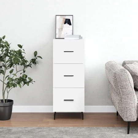 Aparador madera de ingeniería blanco 34,5x34x90 cm de , Aparadores - Ref: Foro24-828620, Precio: 77,05 €, Descuento: %