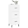 Aparador madera de ingeniería blanco 34,5x34x90 cm de , Aparadores - Ref: Foro24-828620, Precio: 77,05 €, Descuento: %