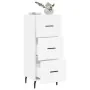 Aparador madera de ingeniería blanco 34,5x34x90 cm de , Aparadores - Ref: Foro24-828620, Precio: 77,05 €, Descuento: %