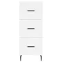 Aparador madera de ingeniería blanco 34,5x34x90 cm de , Aparadores - Ref: Foro24-828620, Precio: 77,05 €, Descuento: %