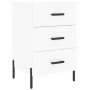 Mesita de noche madera de ingeniería blanco 40x40x66 cm de , Mesitas de noche - Ref: Foro24-827668, Precio: 72,36 €, Descuent...
