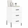 Mesita de noche madera de ingeniería blanco 40x40x66 cm de , Mesitas de noche - Ref: Foro24-827668, Precio: 72,36 €, Descuent...