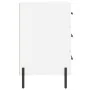 Mesita de noche madera de ingeniería blanco 40x40x66 cm de , Mesitas de noche - Ref: Foro24-827668, Precio: 72,36 €, Descuent...