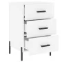 Mesita de noche madera de ingeniería blanco 40x40x66 cm de , Mesitas de noche - Ref: Foro24-827668, Precio: 72,36 €, Descuent...