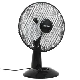 Ventilador de sobremesa 3 velocidades negro 30 cm 40 W de , Ventiladores de pie y de sobremesa - Ref: Foro24-51456, Precio: 3...