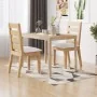 Mesa de comedor madera maciza de acacia 110x70x75 cm de , Mesas de cocina y de comedor - Ref: Foro24-345081, Precio: 151,13 €...