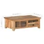 Mesa de centro de madera maciza reciclada 90x50x31 cm de , Mesas de centro - Ref: Foro24-320384, Precio: 228,46 €, Descuento: %