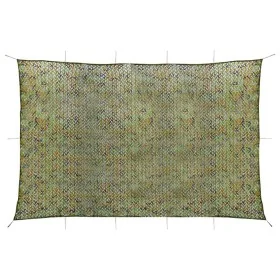 Red de camuflaje con bolsa de almacenamiento verde 6x7 m de , Equipamiento de protección para caza y tiro - Ref: Foro24-13590...