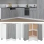 Armario cocina “Lyon” madera ingeniería gris Sonoma de , Armarios de cocina - Ref: Foro24-815583, Precio: 99,96 €, Descuento: %