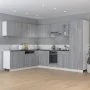 Armario cocina “Lyon” madera ingeniería gris Sonoma de , Armarios de cocina - Ref: Foro24-815583, Precio: 99,96 €, Descuento: %