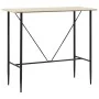 Mesa alta de cocina MDF color roble 120x60x110 cm by , Kitchen and dining tables - Ref: Foro24-281548, Price: 147,84 €, Disco...