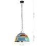 Lámpara colgante vintage 25 W multicolor redonda 41 cm E27 de , Lámparas - Ref: Foro24-320545, Precio: 80,21 €, Descuento: %
